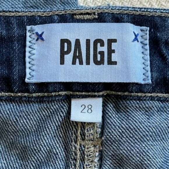 Paige Jimmy Jimmy Denim Short Distressed 28 - Picture 4 of 6